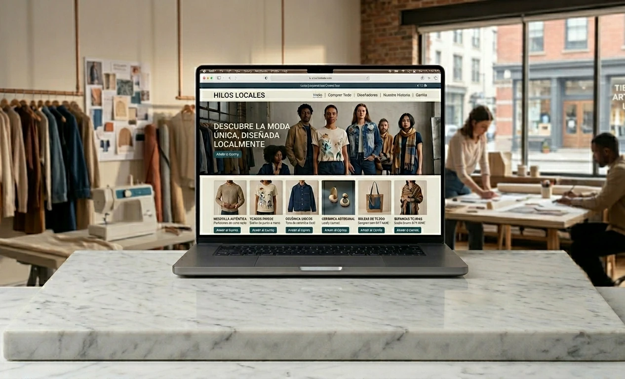 E-commerce on a phone